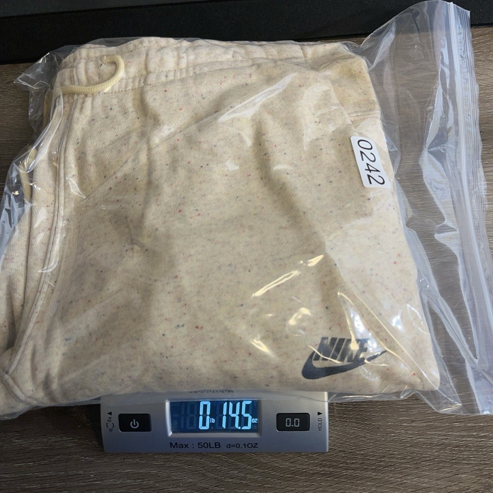 Nike Club Men's  Drawstring Fleece Joggers‎ Small Driftwood Speckled DQ4665-250 - Picture 11 of 11
